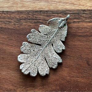 Silver Plated Oak Leaf Pendant